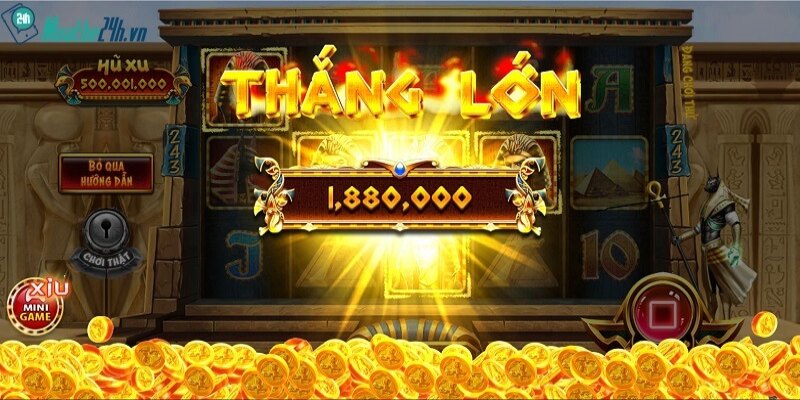Jackpot kích hoạt khi đủ tổ hợp đặc biệt